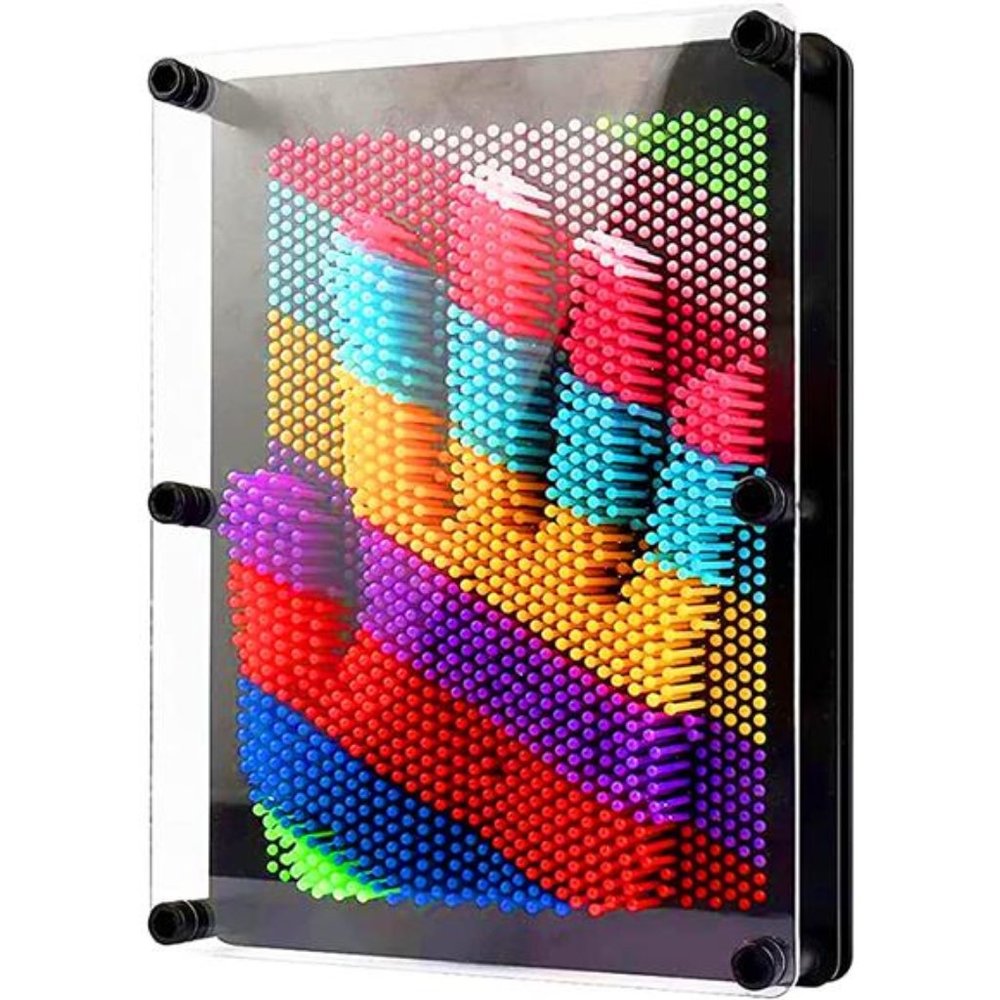 Classic Desktop Novelty Sculpture Impression Needle Art Toy for Kids